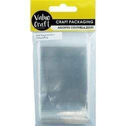 AussieSuperStore Art & Craft Essentials Clear Bags 6x10cm Clear Bags 6x10cm | Crystal Clear Cellophane Bags 9331468050285 VJY161